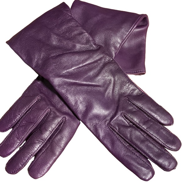 💖Club Monaco Soft Leather Long Gloves NWT - Picture 1 of 7